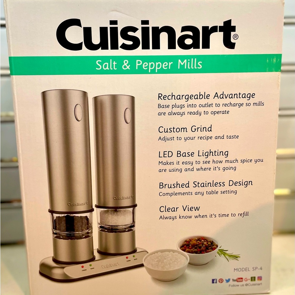 Cuisinart Salt & Pepper Mills - Brand New